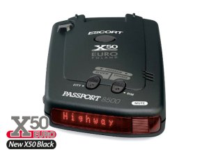ESCORT PASSPORT X50 EURO BLACK