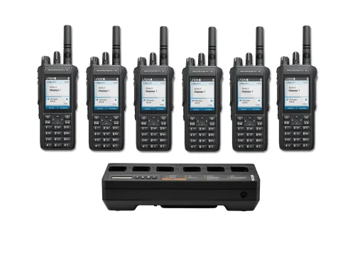 MOTOROLA R7 PREMIUM VHF + ŁADOWARKA WIELOSTANOWISKOWA IMPRES PMPN4289D 