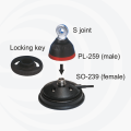Adaptor antenowy SIRIO  PL na DV 2