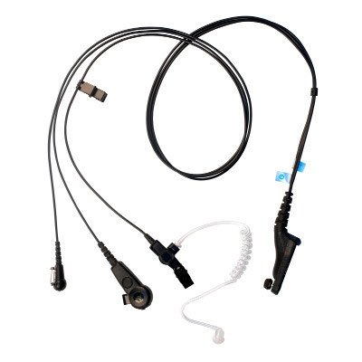 MOTOROLA - MIKROFON/SŁUCHAWKA multi-pin PMLN6123 zestaw kamuflowany DP3xxx DP4xxx  