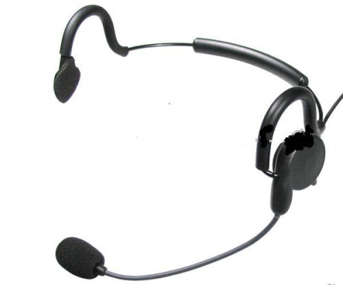 VOXTECH - MIKROFON/SŁUCHAWKA 1-pin HHL1001 M2 PTT zagłowna do HYT TC-320 MOTOROLA TLKR T80 T82 