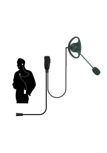 VOXTECH - MIKROFON/SŁUCHAWKA 2-pin DNH1040/1070 H1S PTT  nauszna D; do HYT  