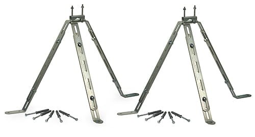 Uchwyt ścienny regulowany z podporą  50R45-70 