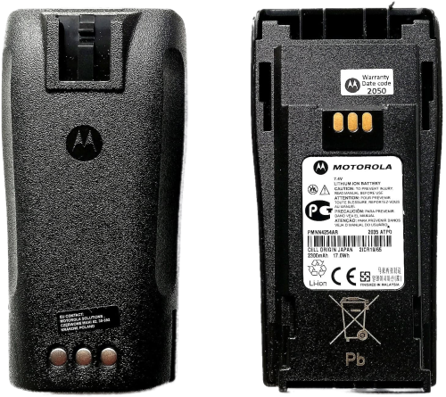 MOTOROLA - AKUMULATOR  do DP1400,CP040,CP1xx; 2300 mAh LiIon; PMNN4254 / NNTN4497; oryginał 