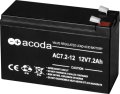 Akumulator 12V  7,2Ah ACODA MB AC; bezobsługowy AGM 1