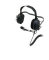 KENWOOD - MIKROFON/SŁUCHAWKA 2-pin KHS-10-BH  PTT zestaw zagłowny, ochronniki słuchu  1