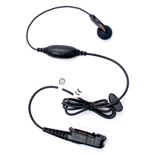 MOTOROLA - MIKROFON/SŁUCHAWKA multi-pin PMLN5733 zestaw kamuflowany DP2400,DP2600,DP3441 