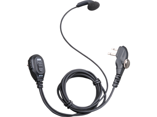 HYT - MIKROFON/SŁUCHAWKA 2-pin ESK01 PTT douszna; KENWOOD, INTEK, KIRISUN 