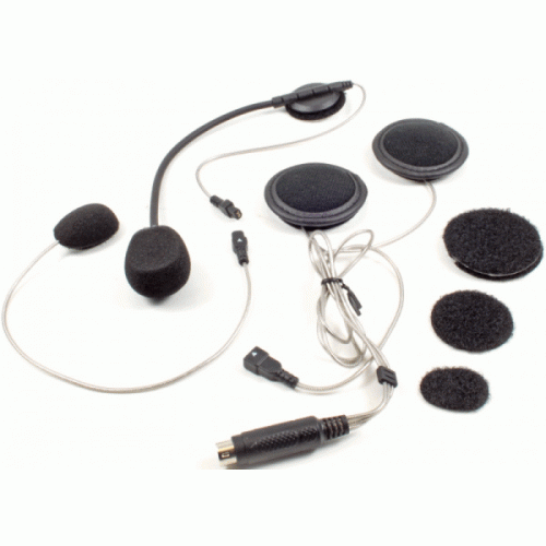 ZESTAW motocyklowy COHS; podhełmowe słuchawki + mikrofon 