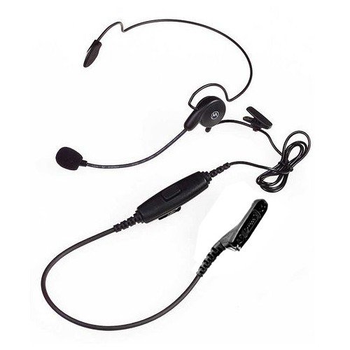 MOTOROLA - MIKROFON/SŁUCHAWKA multi-pin PMLN5102A PTT/VOX zagłowna, wysięgnik 